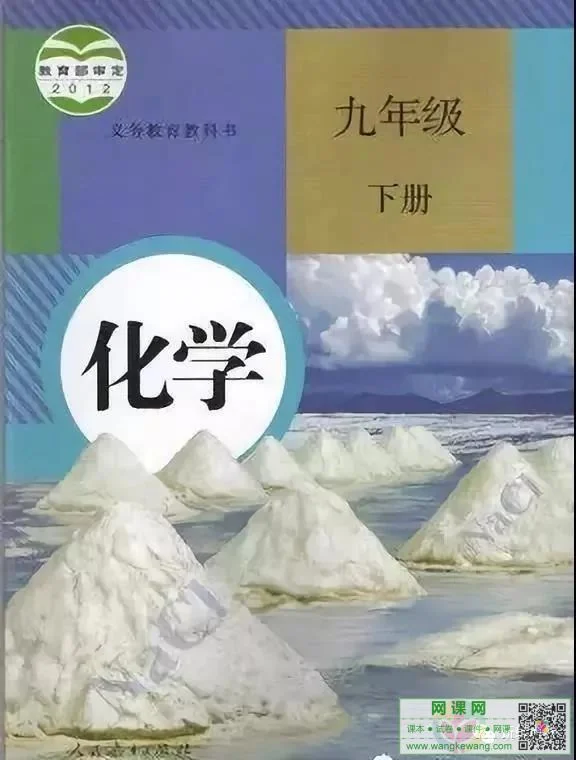 初三九年级下册化学电子课本部编人教版 封面